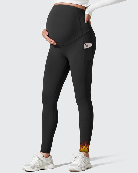Leggings de maternidad Barefeel con forro polar