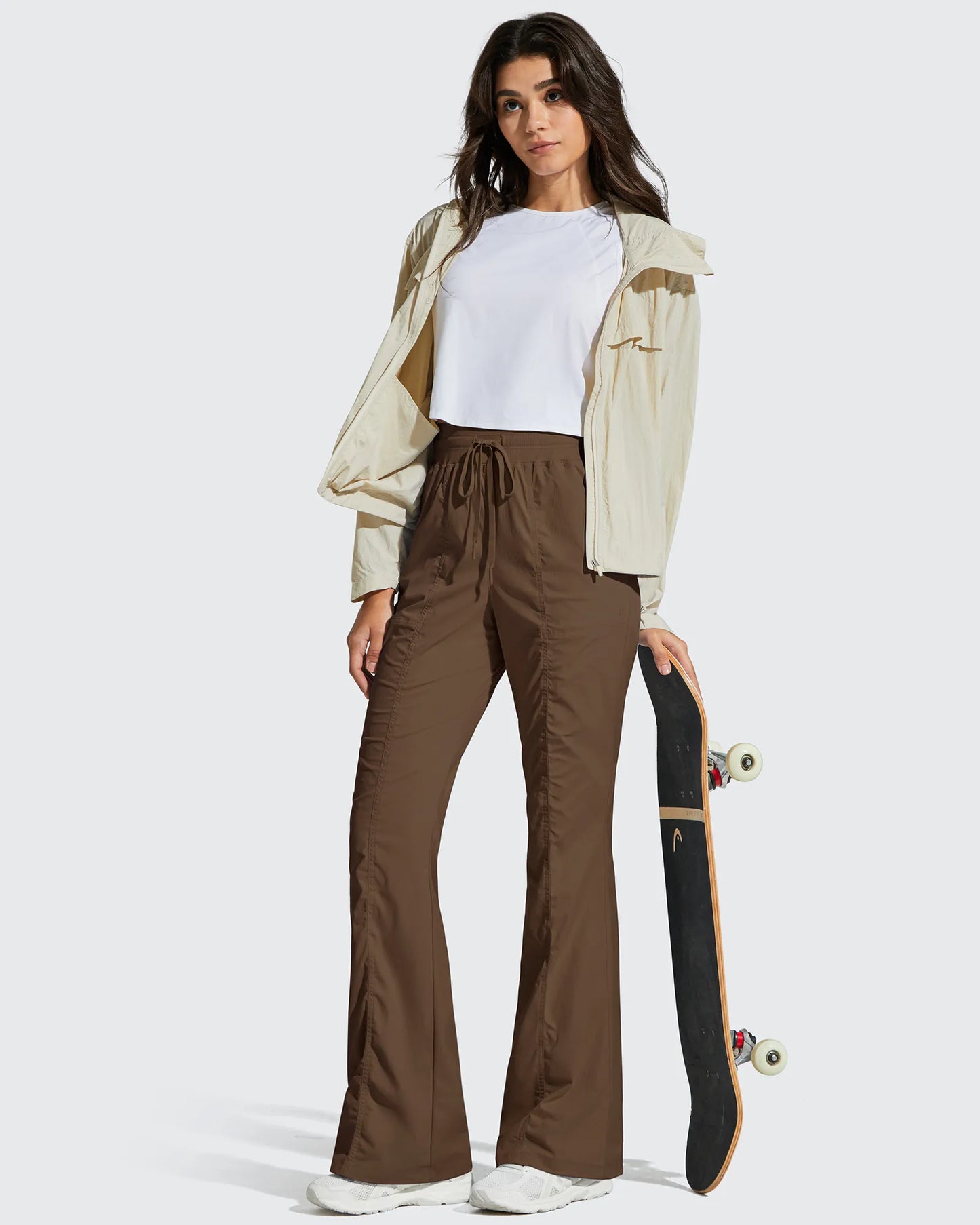 Leggings Breezeline Flare de cintura alta con cordón