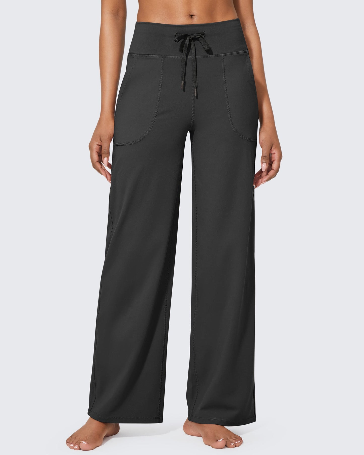 Pantalones anchos de cintura alta EverGoing Business Casual Regular