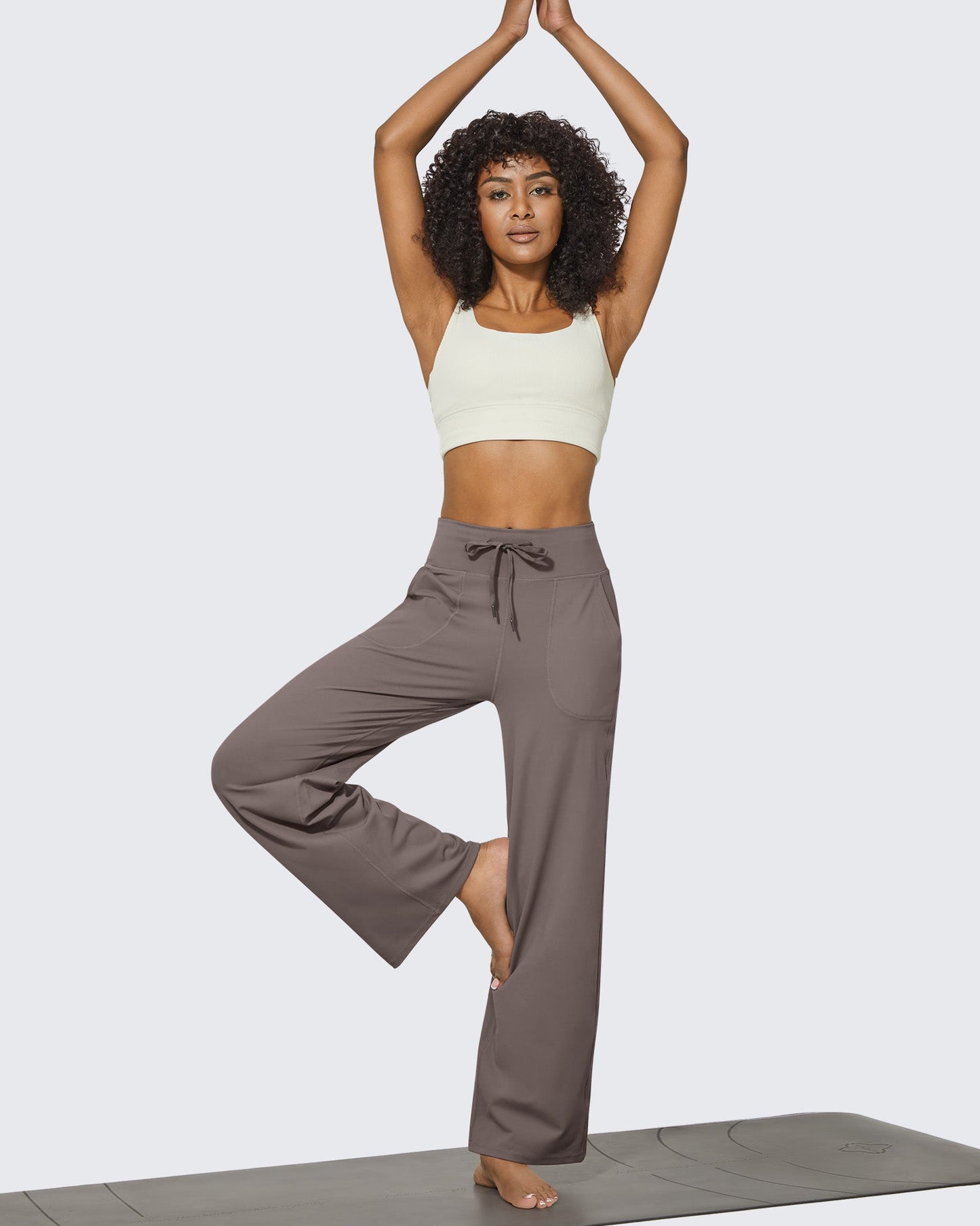 Pantalones anchos de cintura alta EverGoing Business Casual Regular