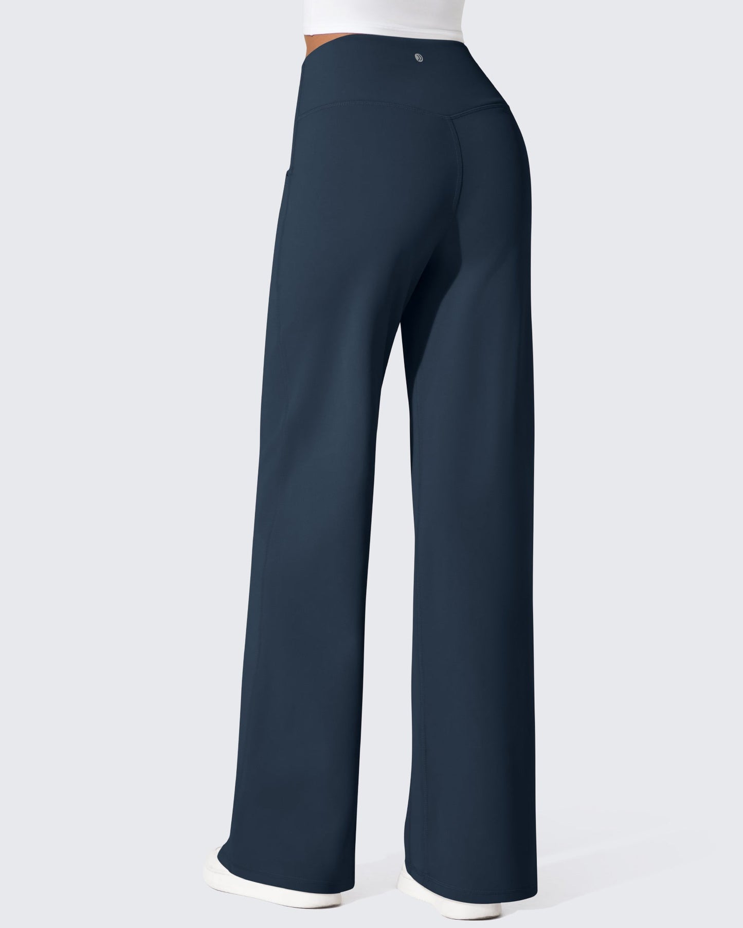 Pantalones térmicos de cintura alta y pierna ancha con forro polar EverGoing