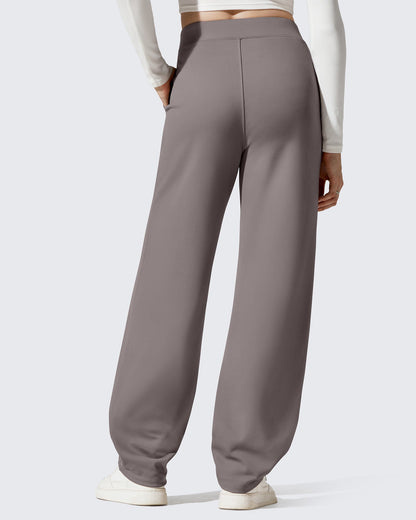 Pantalones EverGoing con forro polar, holgados, cálidos y de pierna estrecha