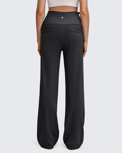 Pantalones de pernera ancha para premamá EverGoing con forro polar