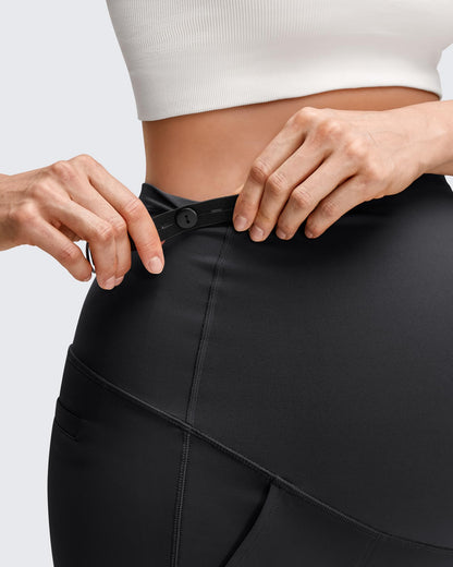 Pantalones de pernera ancha para premamá EverGoing con forro polar