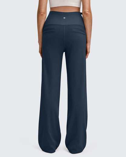 Pantalones de pernera ancha para premamá EverGoing con forro polar