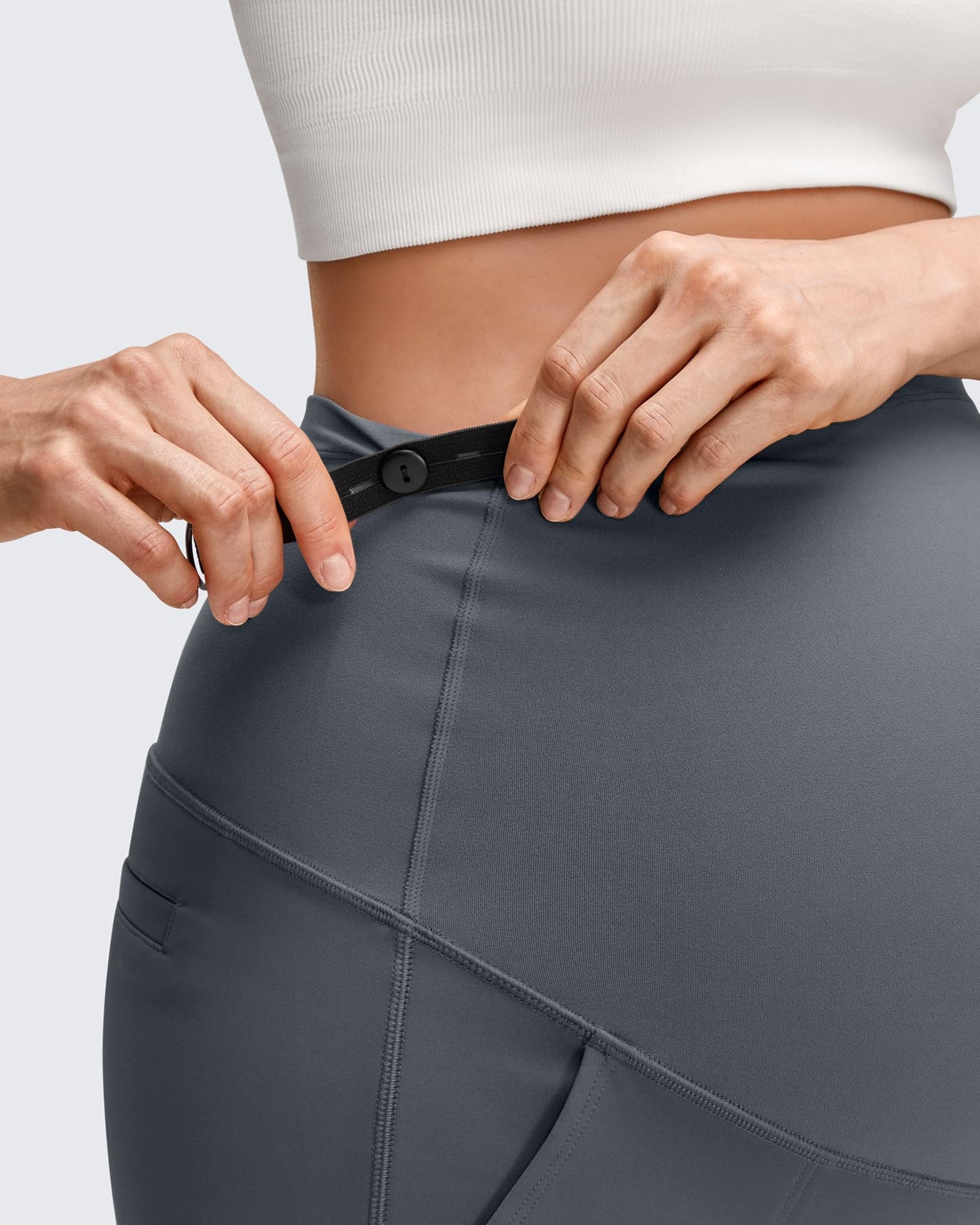 Pantalones de pernera ancha para premamá EverGoing con forro polar