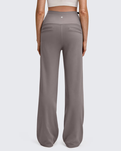 Pantalones de pernera ancha para premamá EverGoing con forro polar