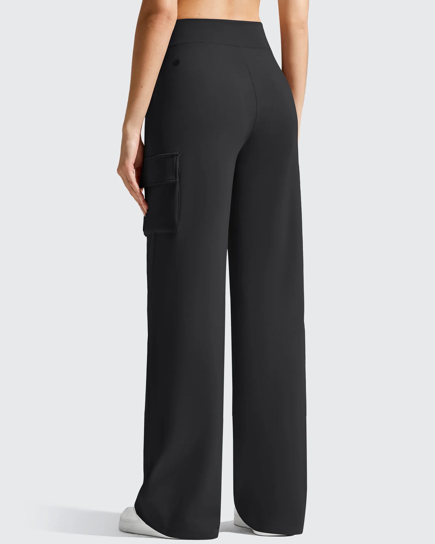 Pantalones cargo de pierna ancha EverGoing de cintura alta con 4 bolsillos