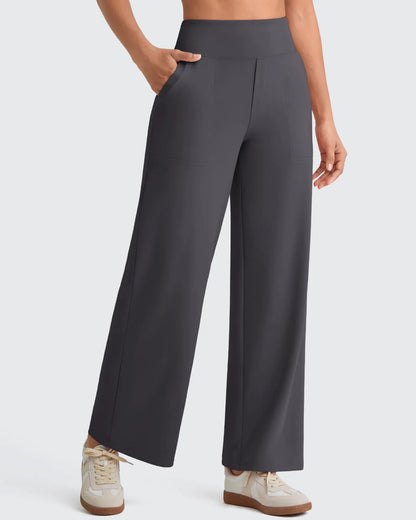 Pantalones Sastre Cortos Elásticos de Talle Alto EverGoing para Mujer (Talla Pequeña)