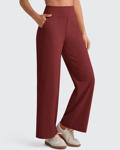 Pantalones Sastre Cortos Elásticos de Talle Alto EverGoing para Mujer (Talla Pequeña)