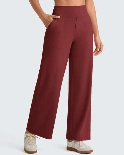 Pantalones de vestir capri elásticos de tiro alto EverGoing Tall