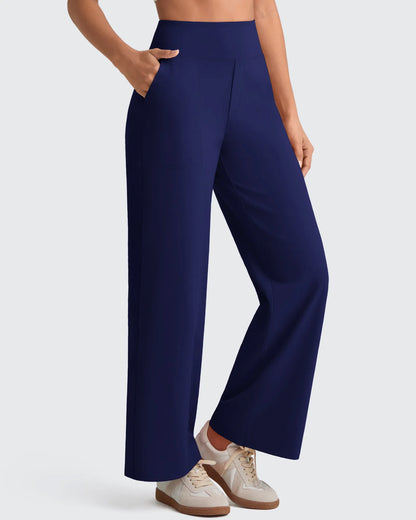 Pantalones de vestir capri elásticos de tiro alto EverGoing Tall