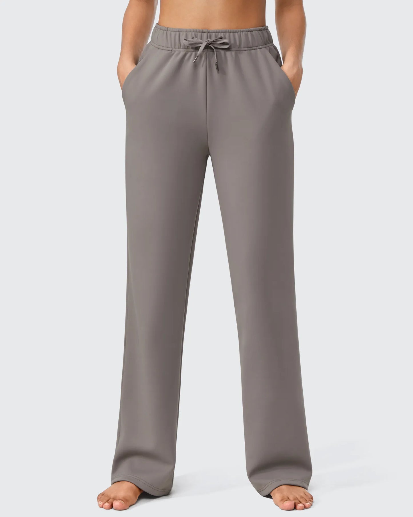 Pantalones casuales EverGoing largos con cordón y forro polar