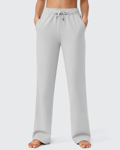 Pantalones casuales EverGoing largos con cordón y forro polar