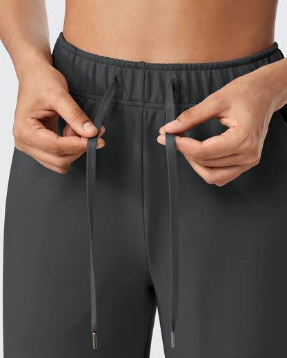 Pantalones casuales con cordón, forro polar EverGoing Loose, tiro regular