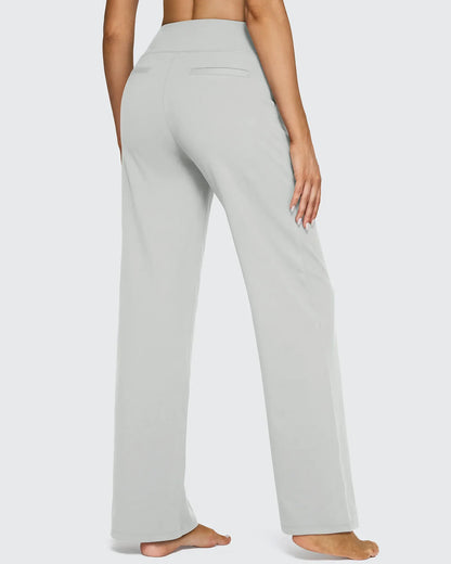Pantalones de Negocios Informales de Talle Alto Sueltos EverGoing 27''