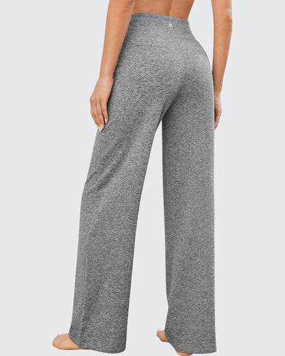 Pantalones de Negocios Informales de Talle Alto Ancho de EverGoing 35''