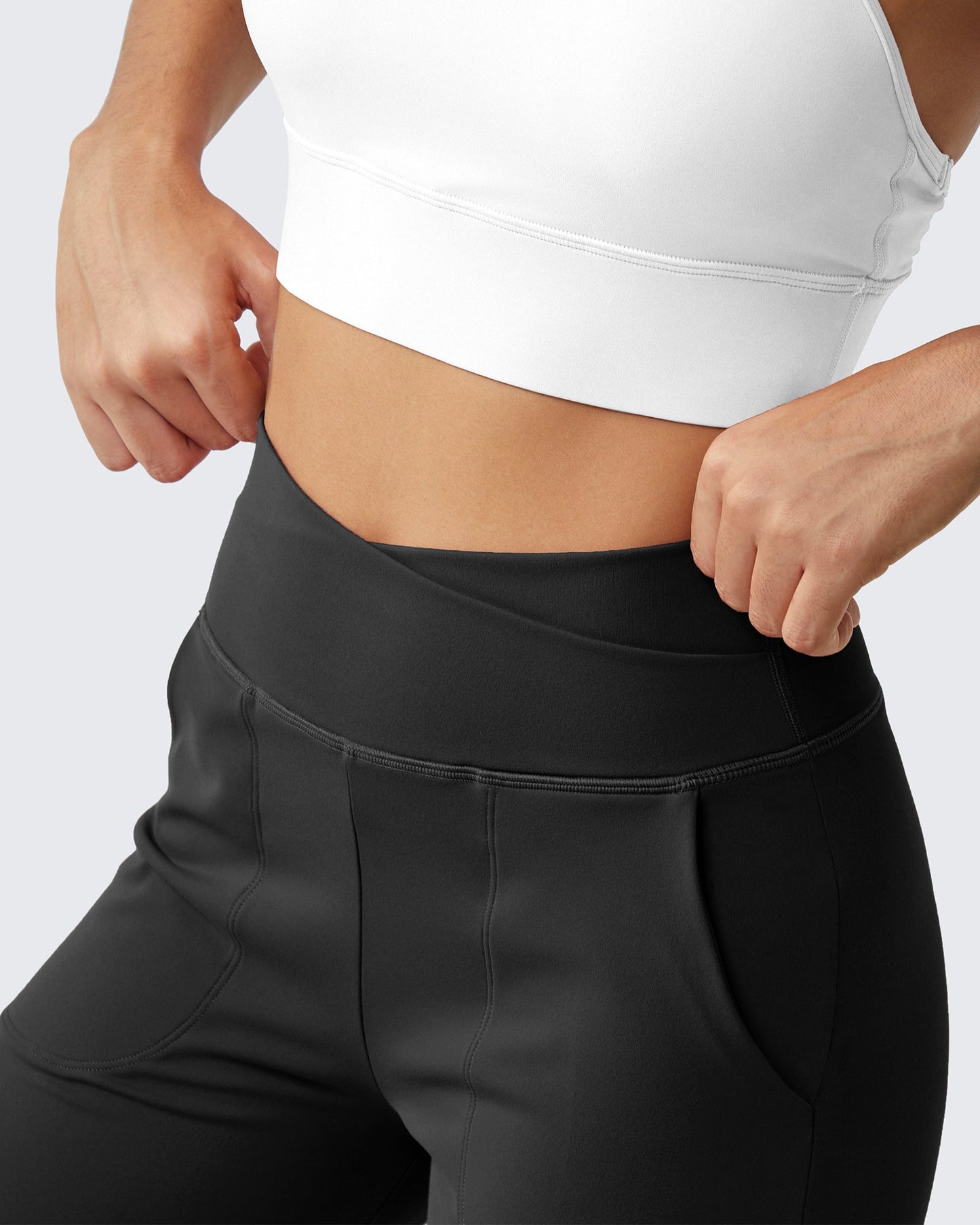 Pantalones de yoga casuales capri de cintura alta EverGoing Loose 14