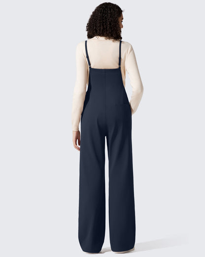 Mamelucos EverGoing Maternity con tirantes ajustables y piernas anchas