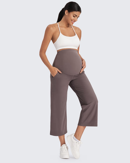 Capris de maternidad EverGoing Pantalones de yoga capri 21''