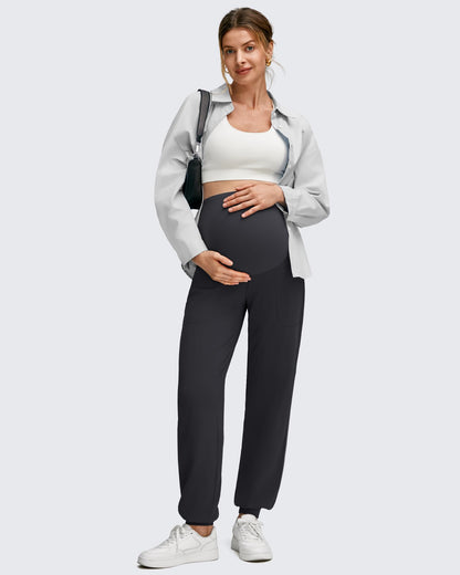 Pantalones de chándal EverGoing Maternity Workout por encima del vientre
