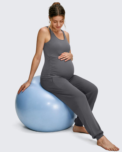 Pantalones de chándal EverGoing Maternity Workout por encima del vientre