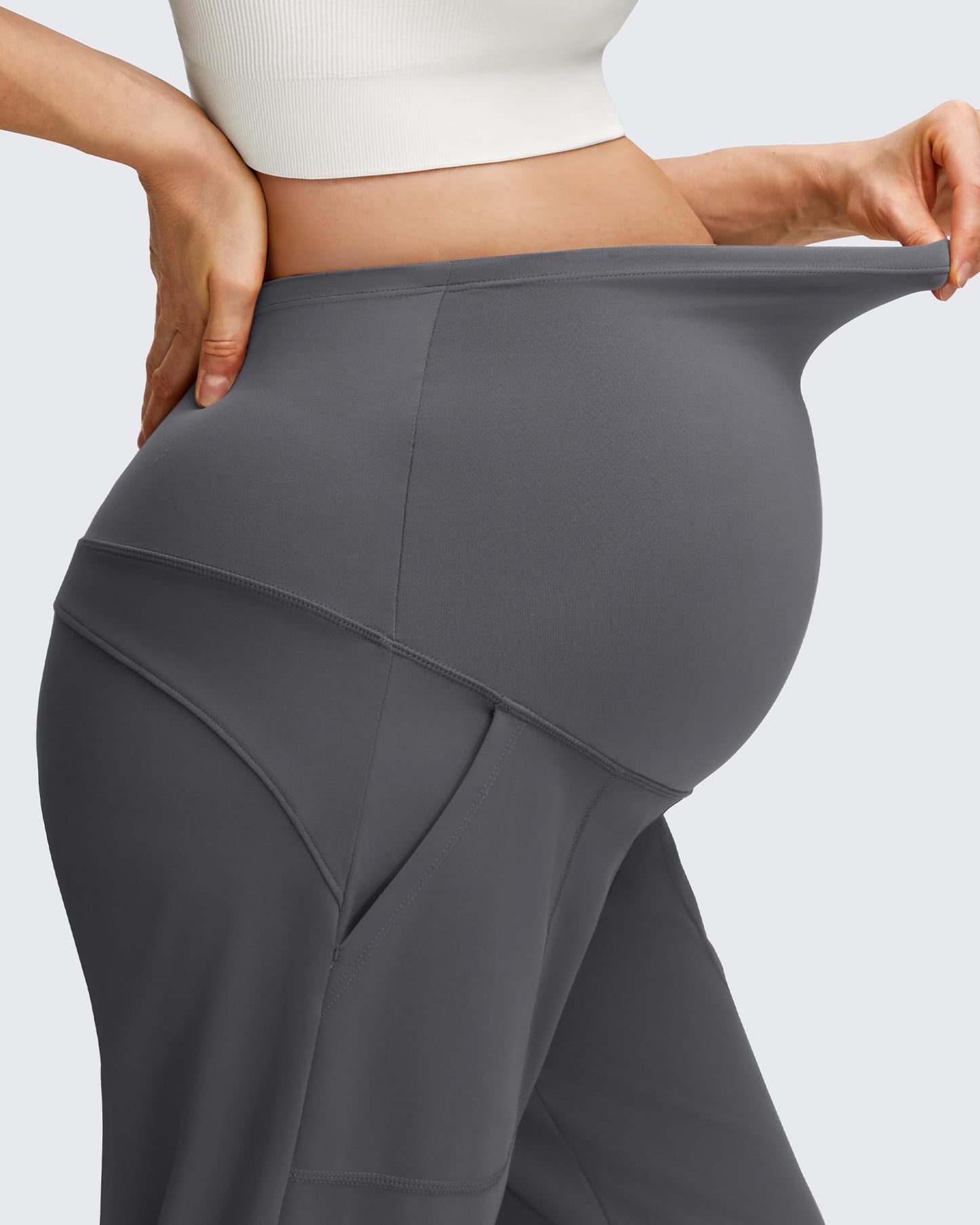 Pantalones de chándal EverGoing Maternity Workout por encima del vientre