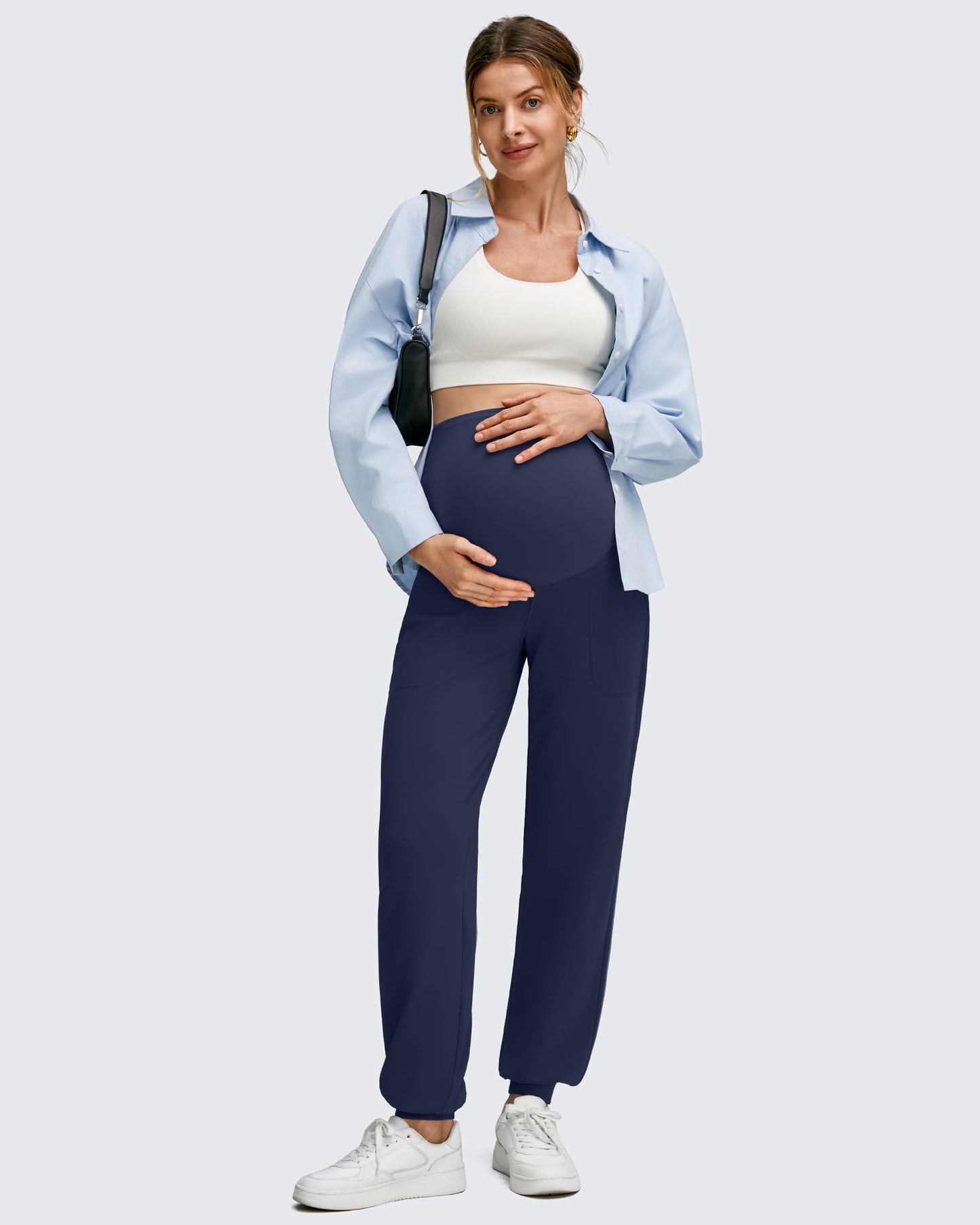 Pantalones de chándal EverGoing Maternity Workout por encima del vientre