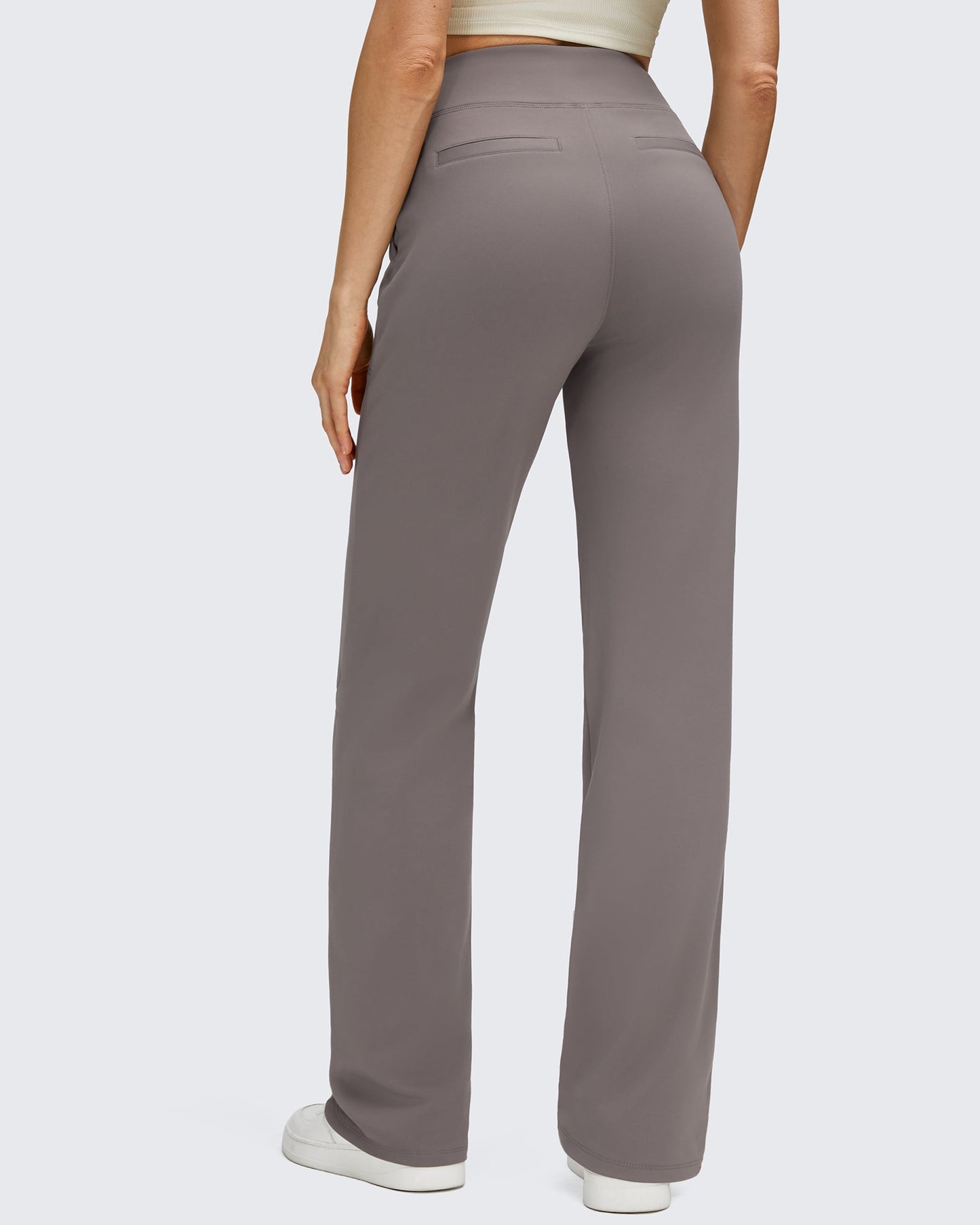 Pantalones de trabajo térmicos con forro polar de pierna recta para invierno