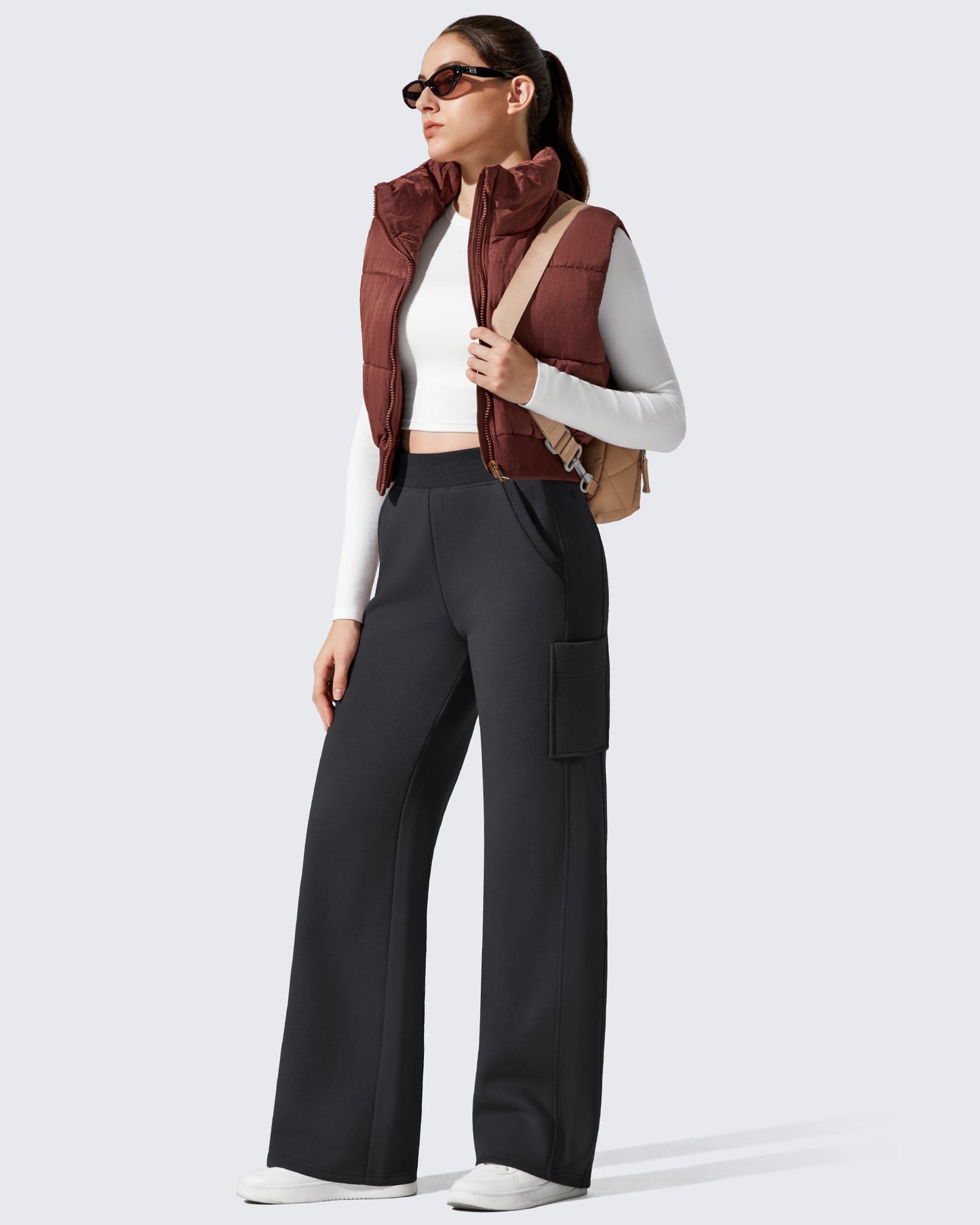 Pantalones de pernera ancha térmicos con forro polar Flurrylux