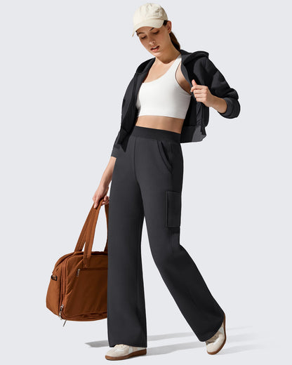 Pantalones de pernera ancha térmicos con forro polar Flurrylux