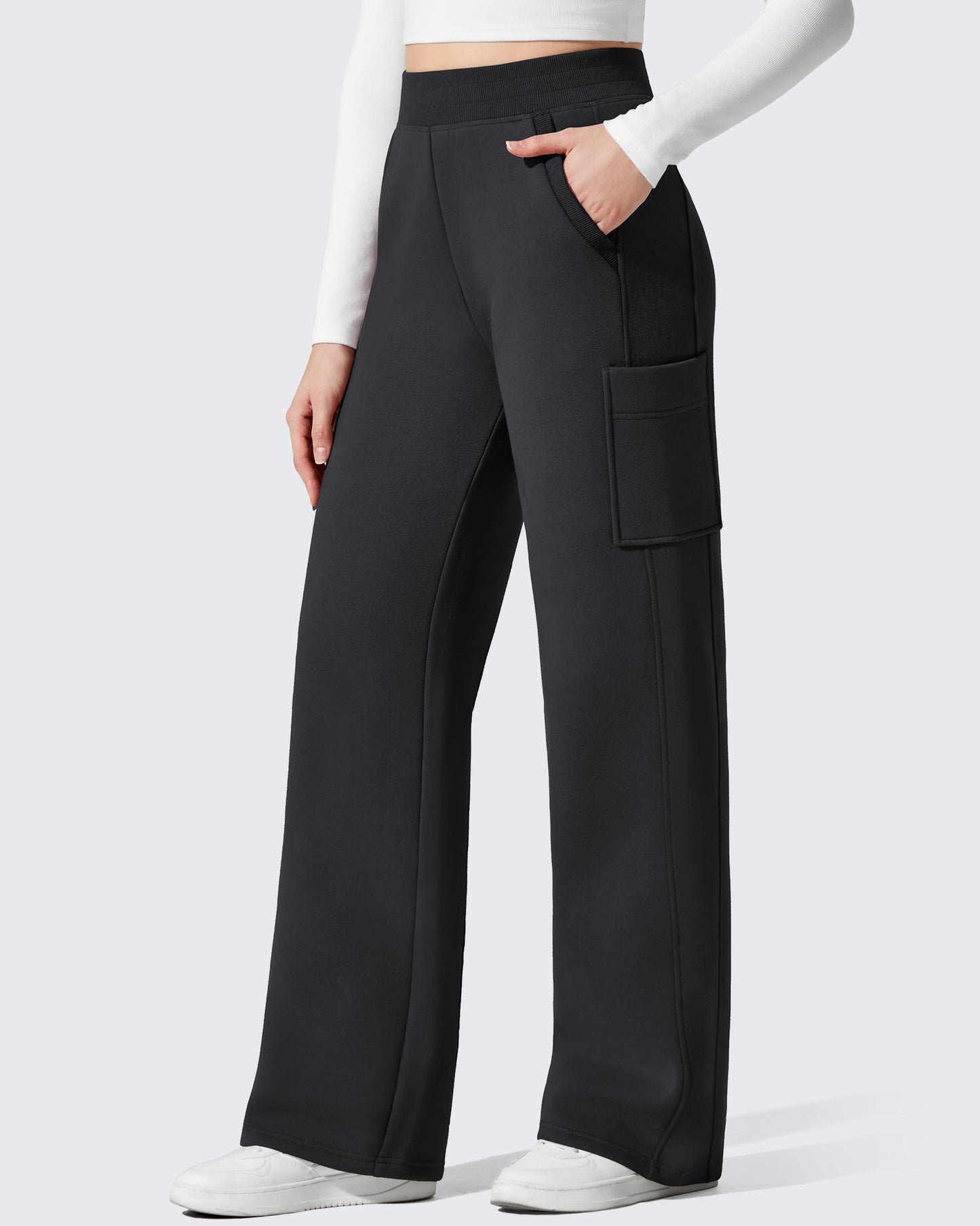Pantalones de pernera ancha térmicos con forro polar Flurrylux
