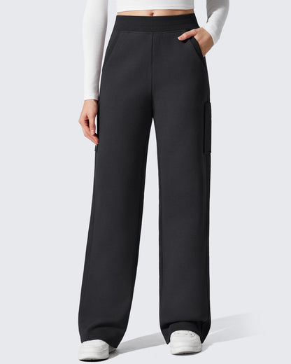 Pantalones de pernera ancha térmicos con forro polar Flurrylux