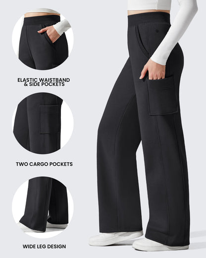 Pantalones de pernera ancha térmicos con forro polar Flurrylux