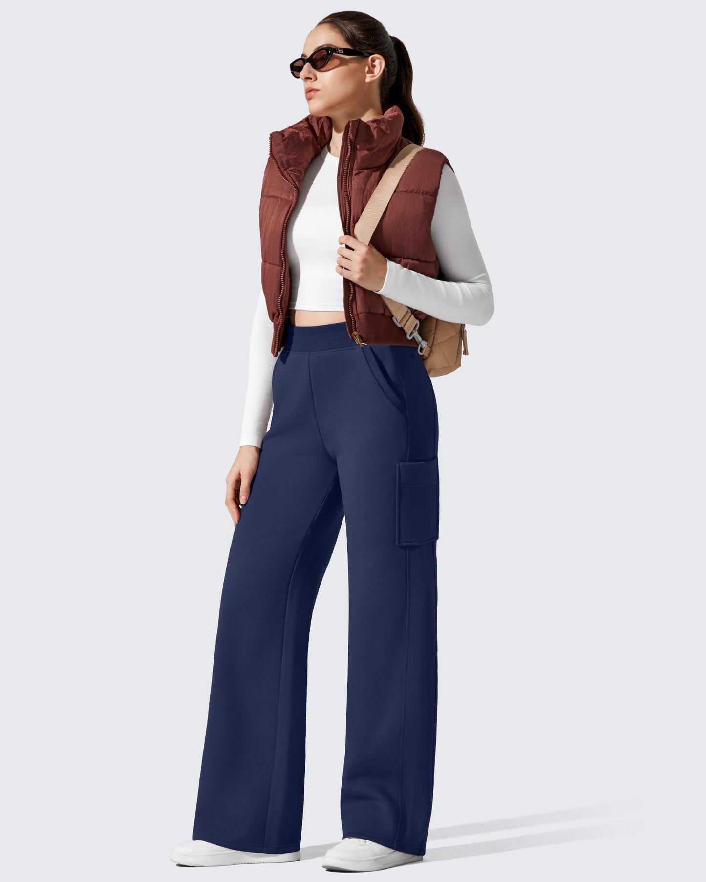Pantalones de pernera ancha térmicos con forro polar Flurrylux