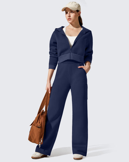 Pantalones de pernera ancha térmicos con forro polar Flurrylux