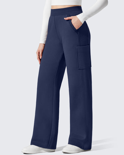 Pantalones de pernera ancha térmicos con forro polar Flurrylux