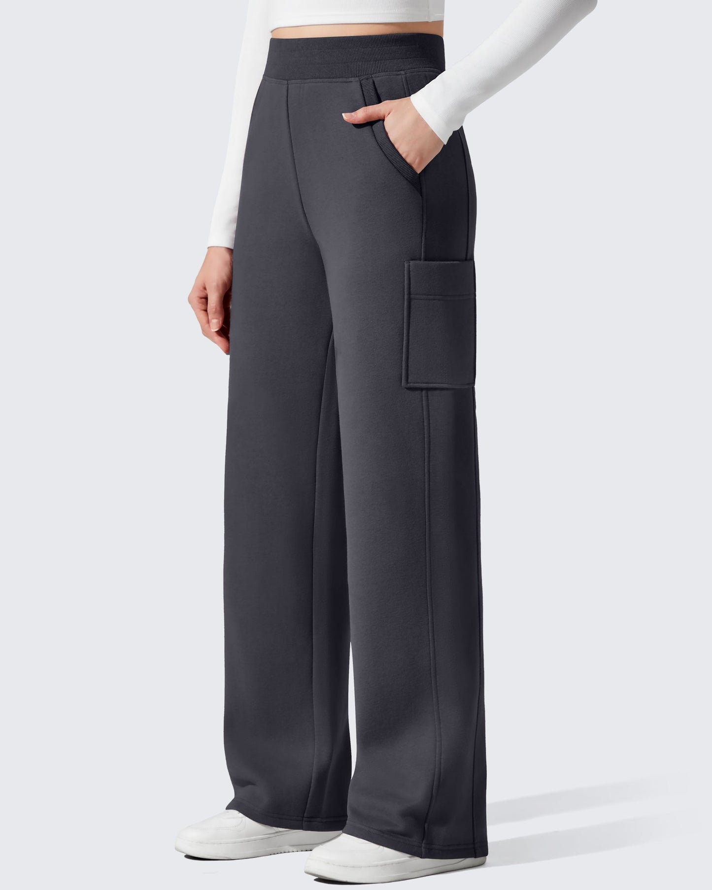 Pantalones de pernera ancha térmicos con forro polar Flurrylux
