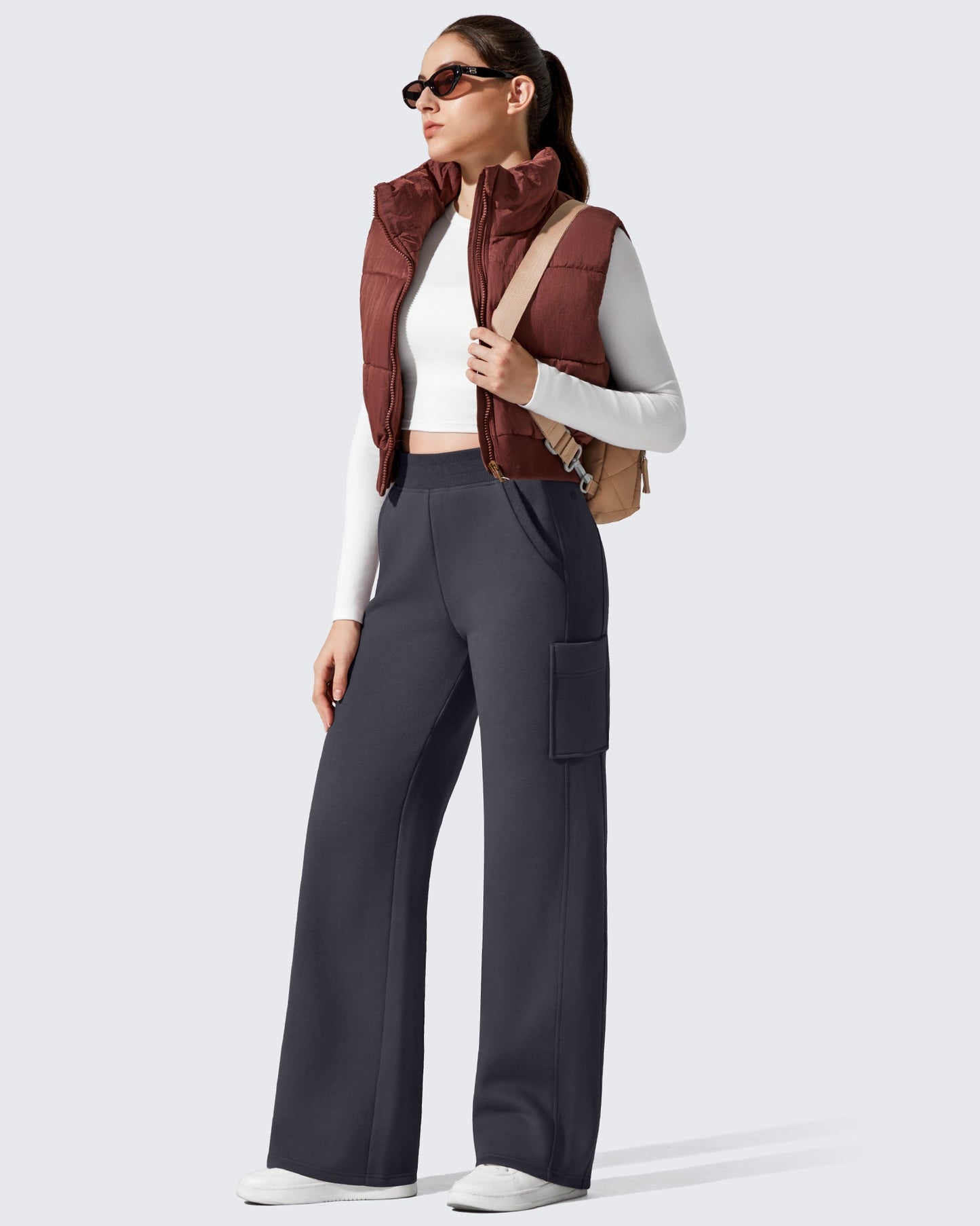 Pantalones de pernera ancha térmicos con forro polar Flurrylux