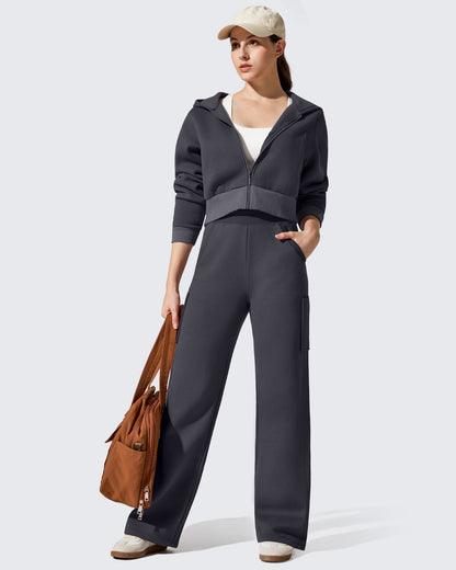 Pantalones de pernera ancha térmicos con forro polar Flurrylux