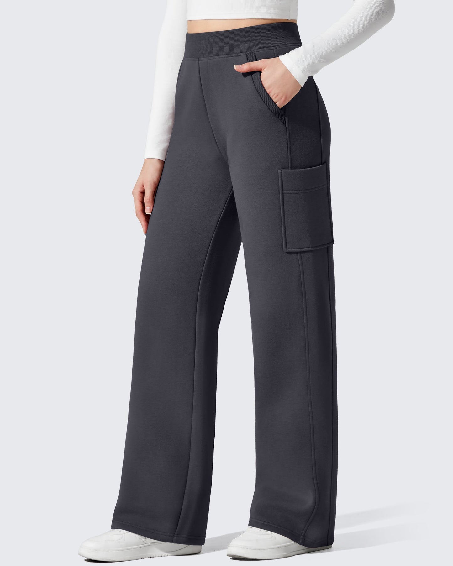 Pantalones de pernera ancha térmicos con forro polar Flurrylux