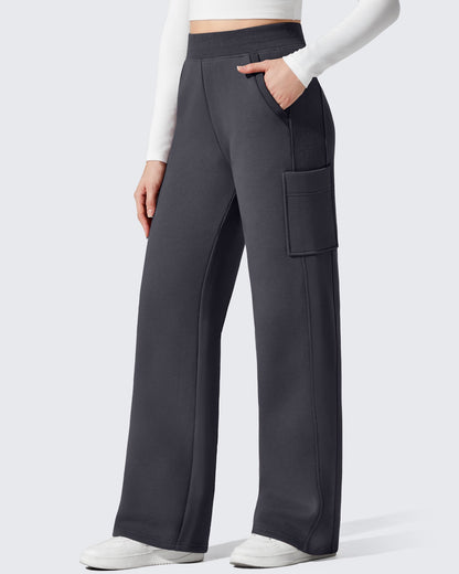 Pantalones de pernera ancha térmicos con forro polar Flurrylux