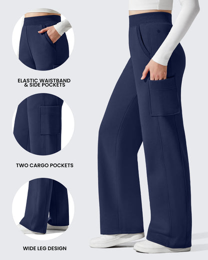 Pantalones de pernera ancha térmicos con forro polar Flurrylux