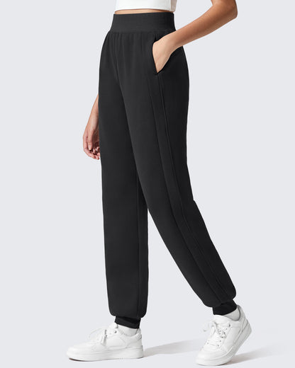 Pantalones de chándal ajustados Flurrylux de algodón con forro polar