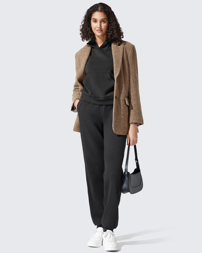 Pantalones de chándal ajustados Flurrylux de algodón con forro polar