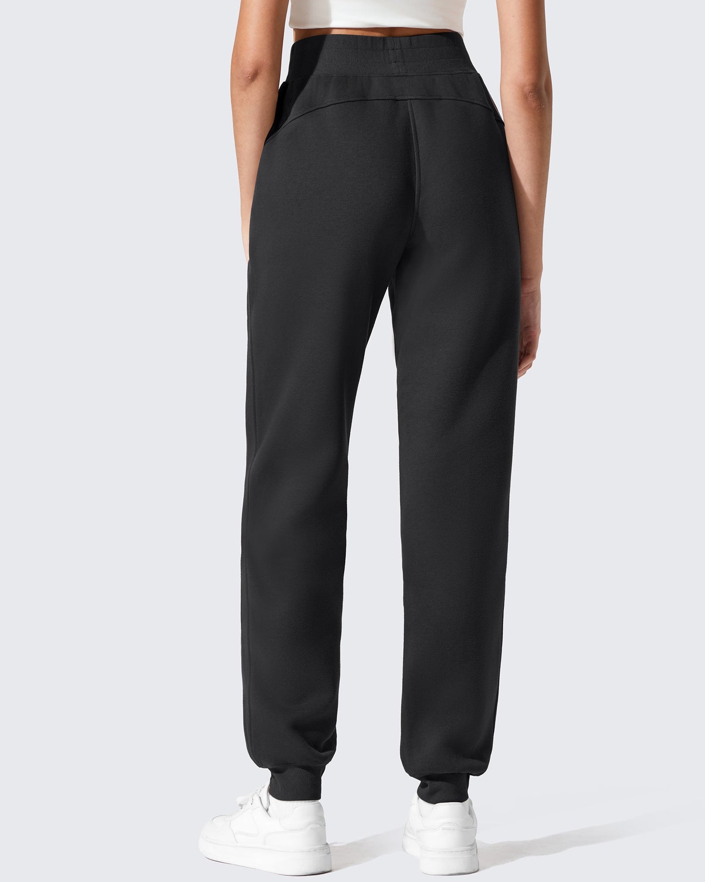Pantalones de chándal ajustados Flurrylux de algodón con forro polar