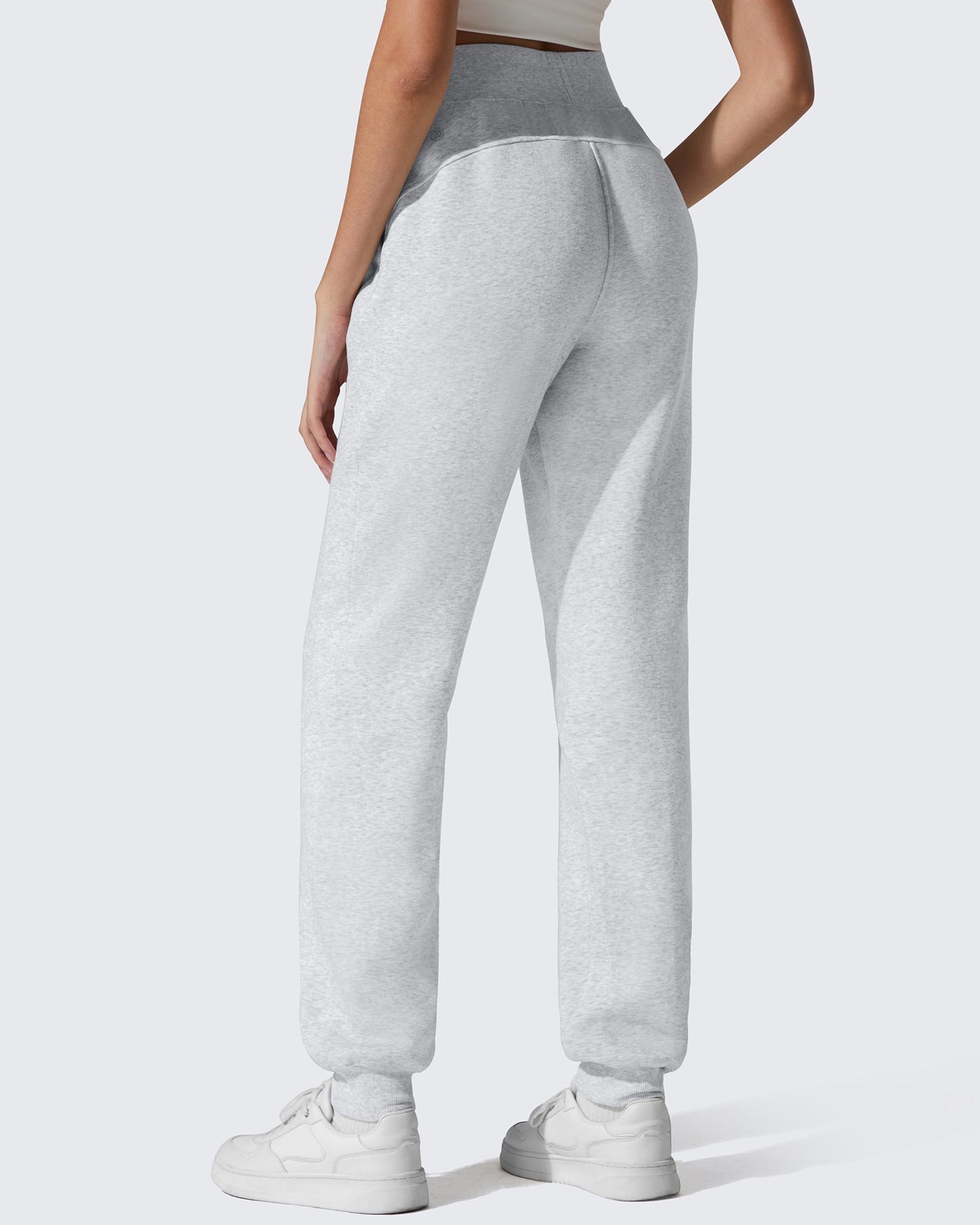 Pantalones de chándal ajustados Flurrylux de algodón con forro polar