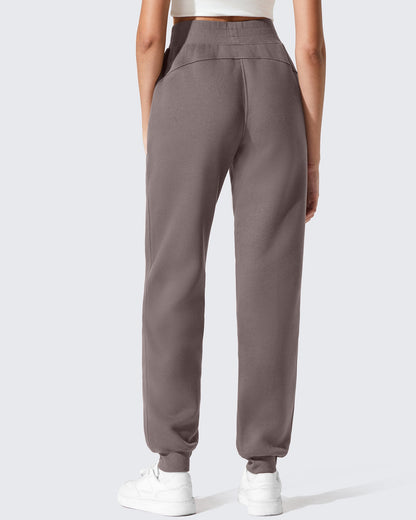 Pantalones de chándal ajustados Flurrylux de algodón con forro polar