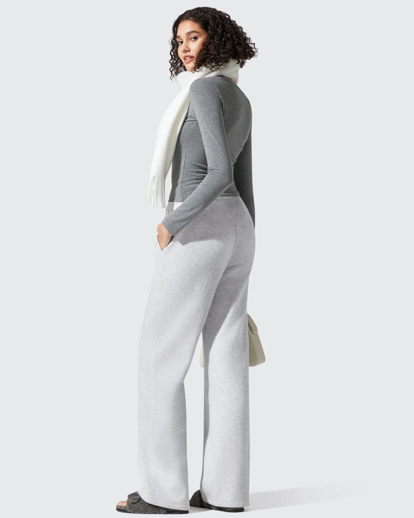Pantalones de chándal Flurrylux con forro polar de algodón y cintura elástica