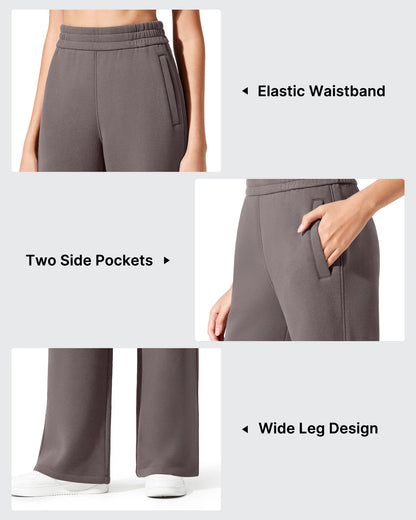 Pantalones de chándal Flurrylux con forro polar de algodón y cintura elástica